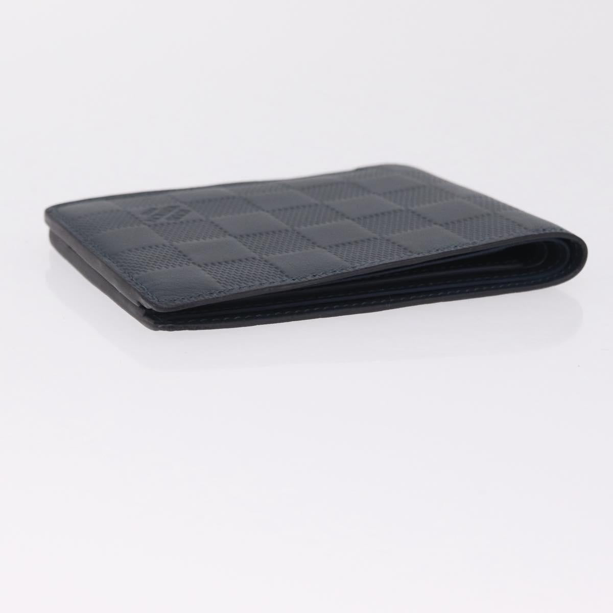 LOUIS VUITTON Damier Infini Portefeuille Multipull Neptune N63206 Auth 210414V