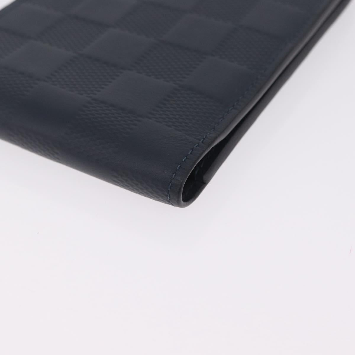 LOUIS VUITTON Damier Infini Portefeuille Multipull Neptune N63206 Auth 210414V