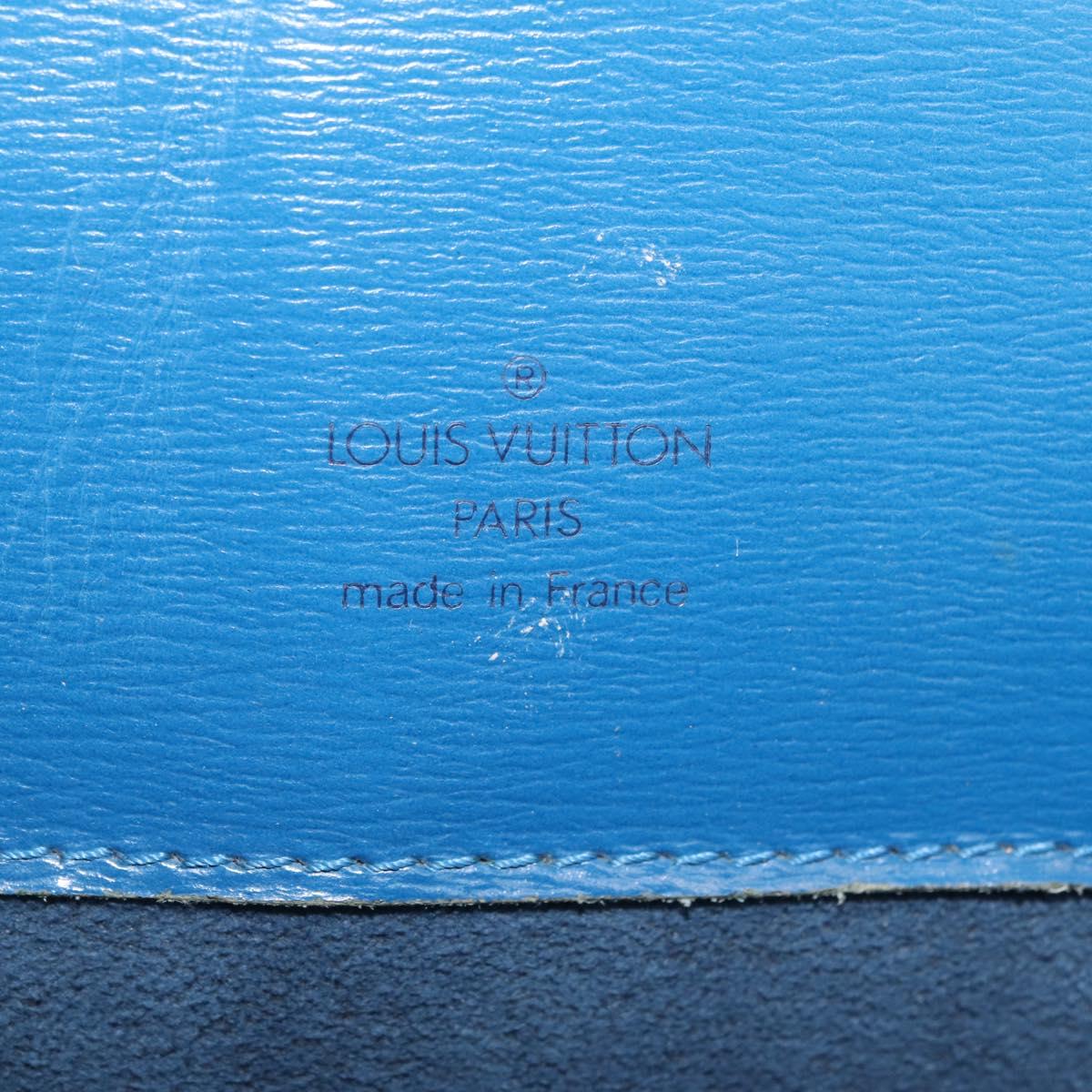 LOUIS VUITTON Epi Cluny Shoulder Bag Blue M52255 LV Auth 210417