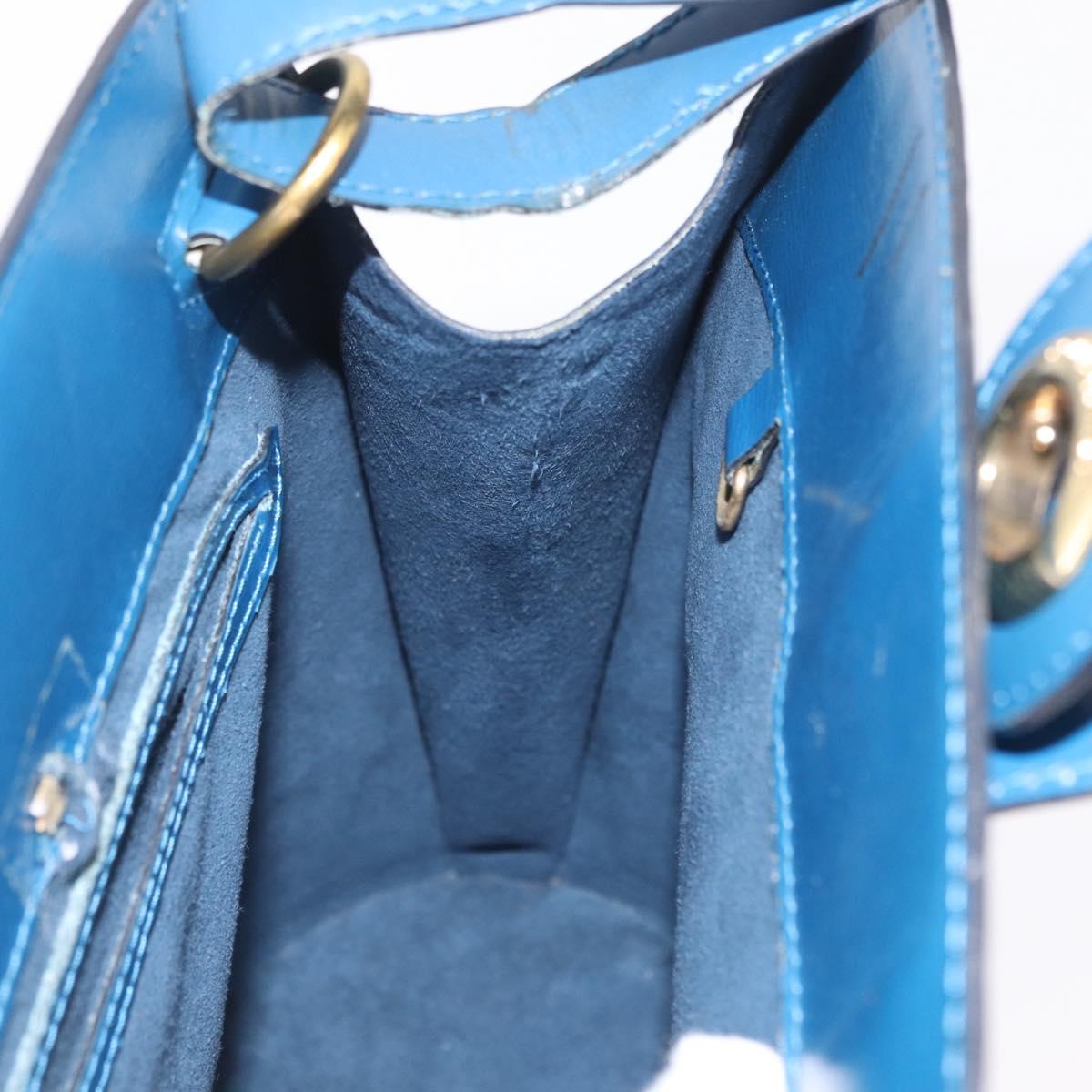 LOUIS VUITTON Epi Cluny Shoulder Bag Blue M52255 LV Auth 210417
