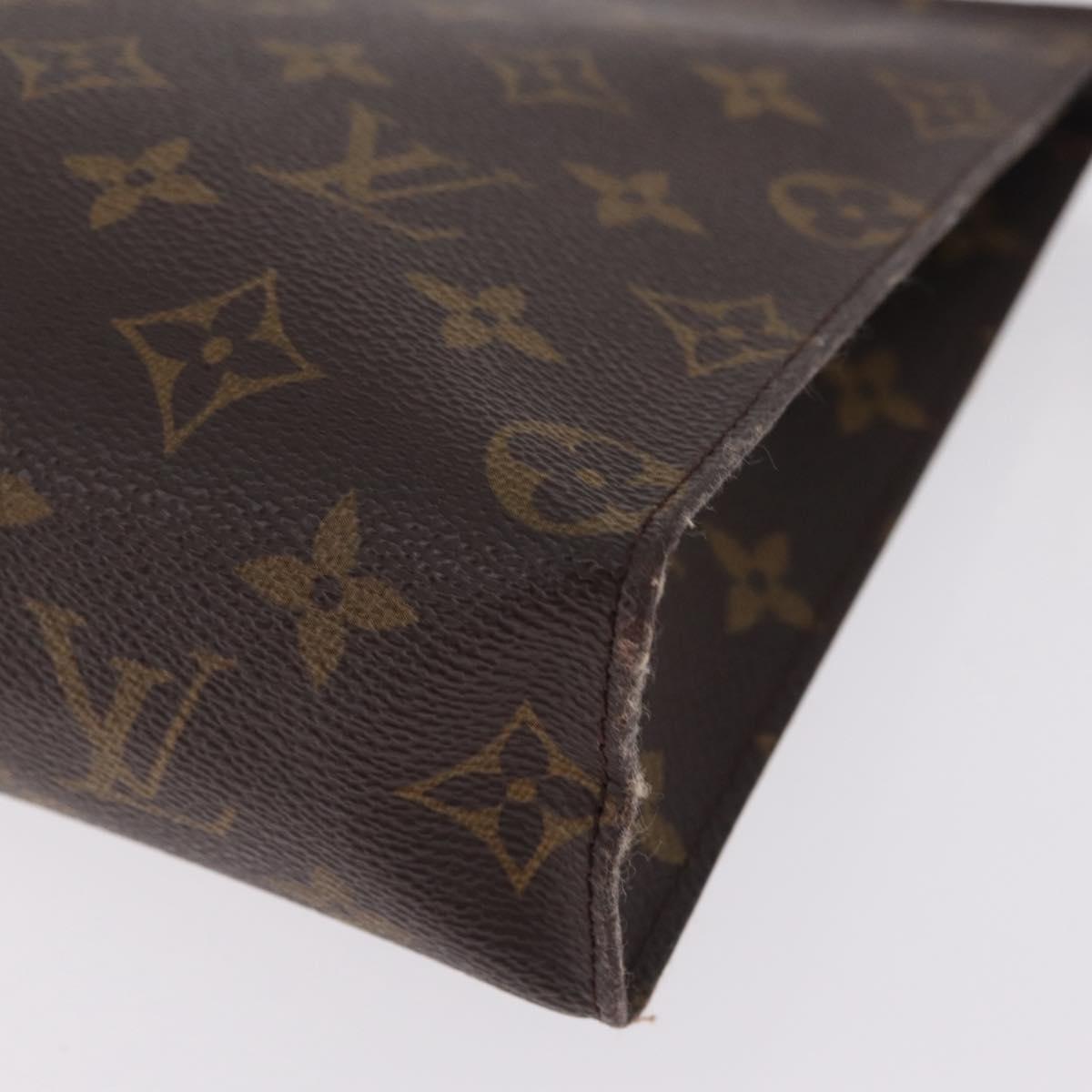 LOUIS VUITTON Monogram Poche Toilette 26 Pouch M47542 LV Auth 210418