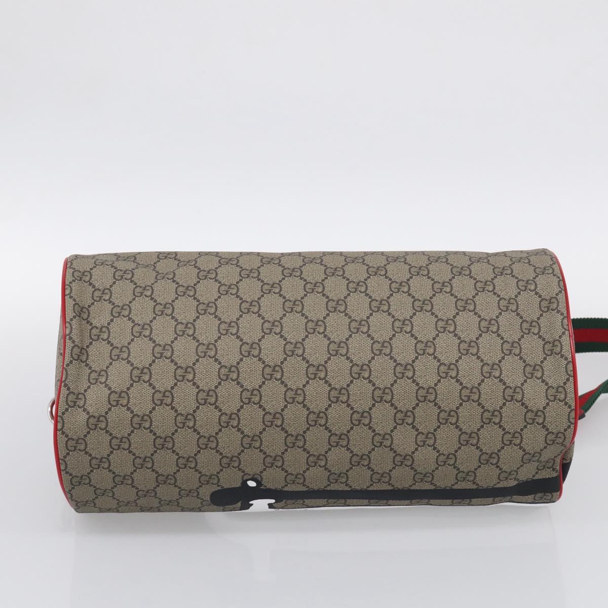GUCCI GG Supreme Web Sherry Line Children's Dog Bag 2way 793849 Auth 210419SM