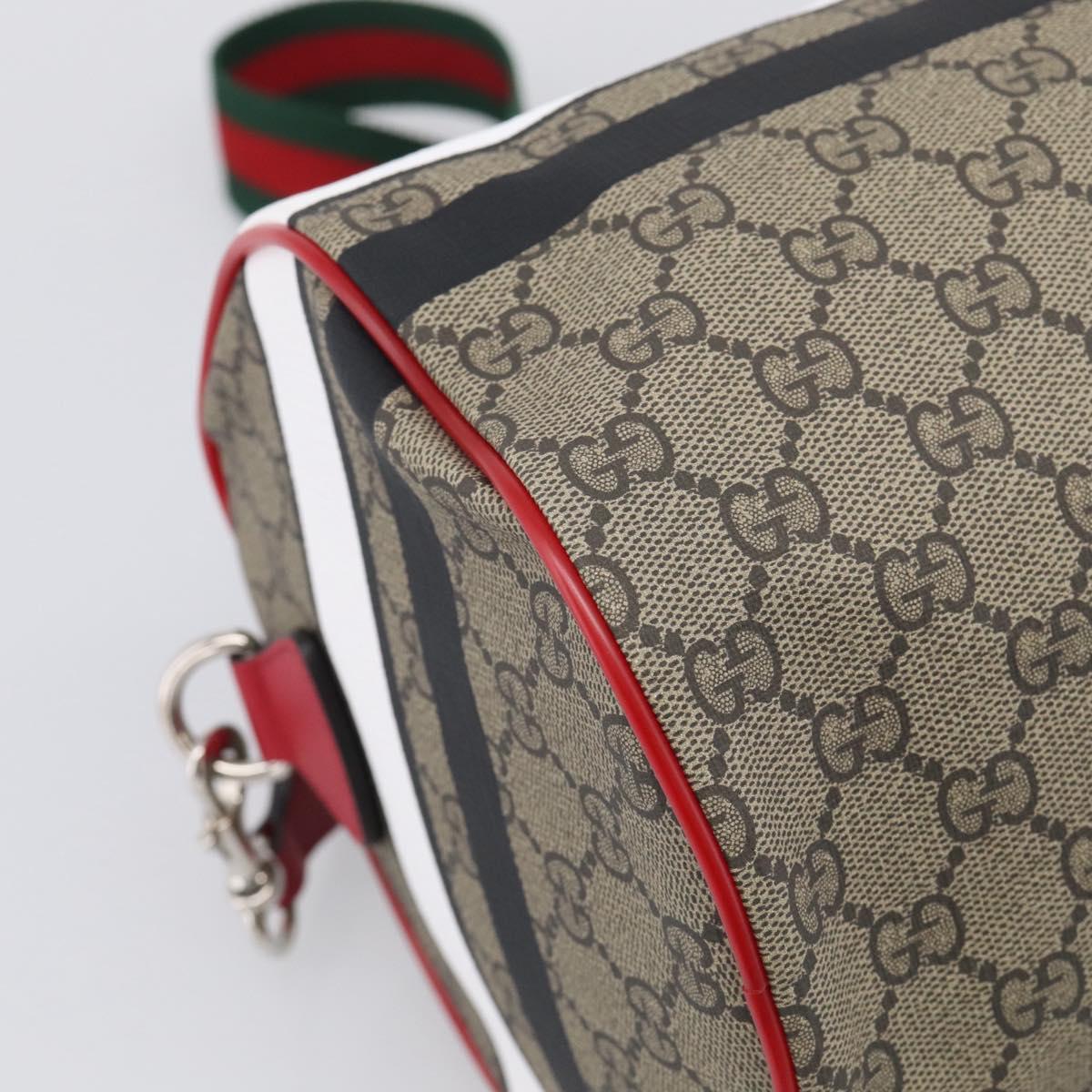 GUCCI GG Supreme Web Sherry Line Children's Dog Bag 2way 793849 Auth 210419SM