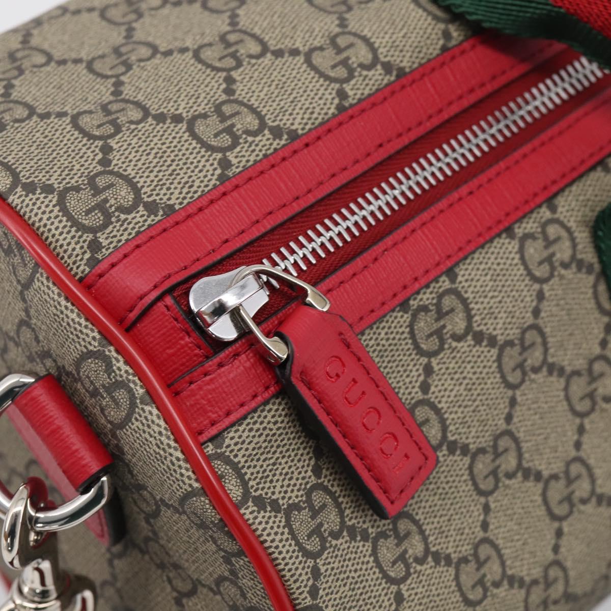 GUCCI GG Supreme Web Sherry Line Children's Dog Bag 2way 793849 Auth 210419SM