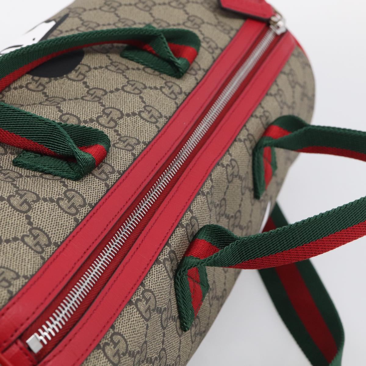 GUCCI GG Supreme Web Sherry Line Children's Dog Bag 2way 793849 Auth 210419SM