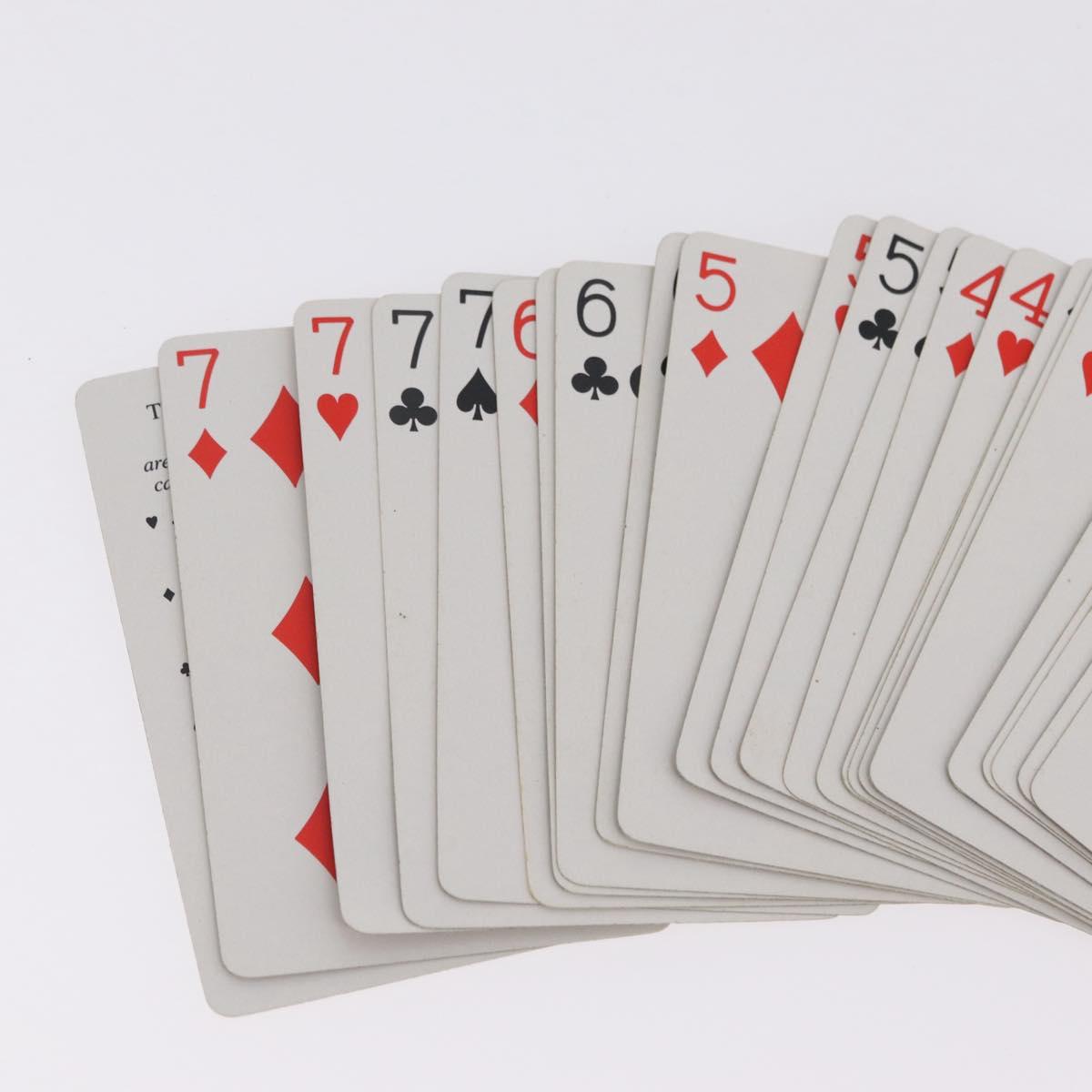 Tiffany & Co. Playing Cards Paper 2 Set White Turquoise Blue Auth 210426
