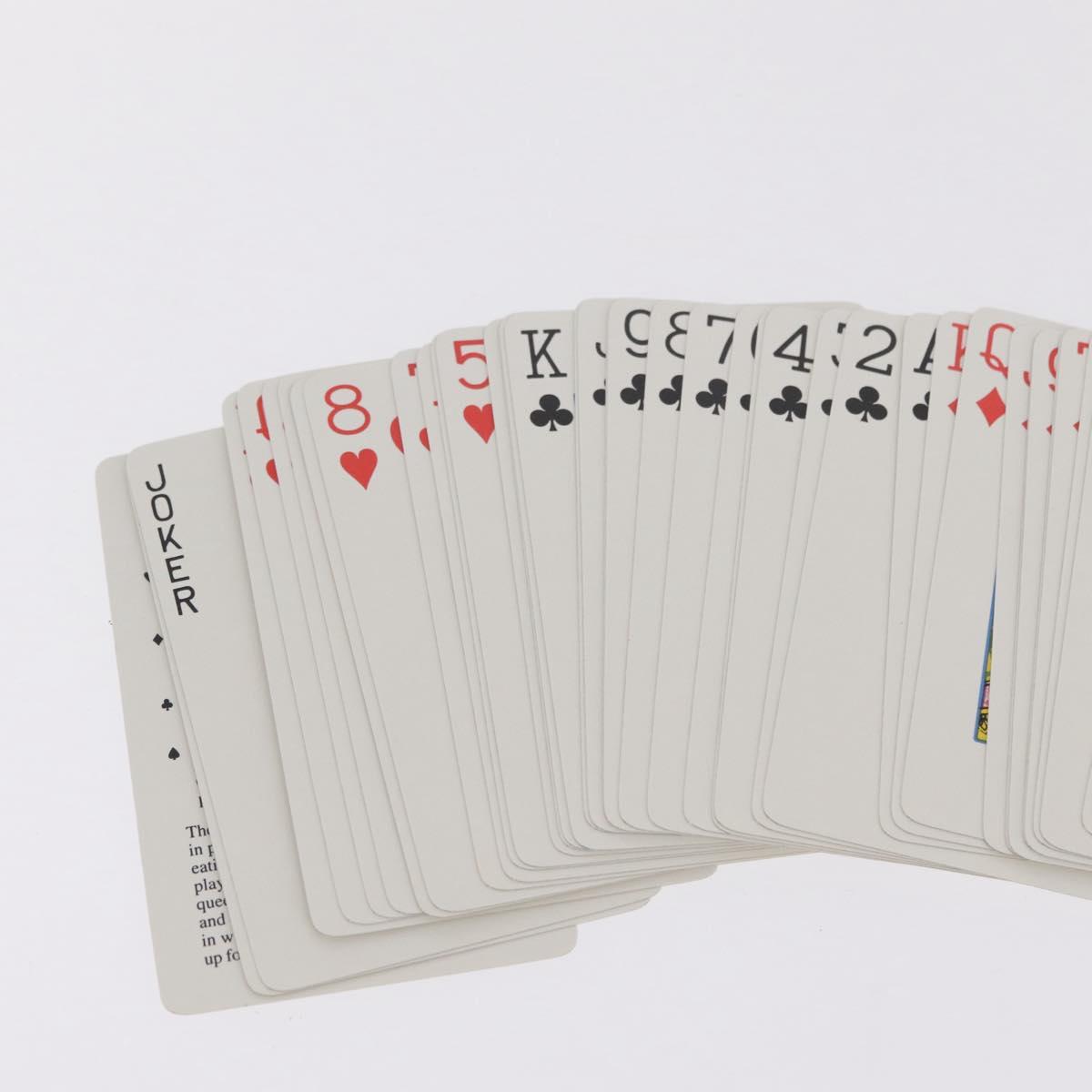 Tiffany & Co. Playing Cards Paper 2 Set White Turquoise Blue Auth 210426