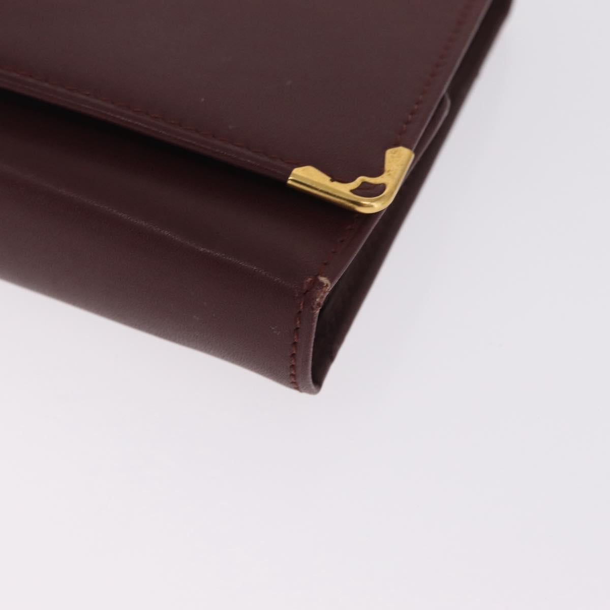 Cartier Playing Cards paper 2 Set Bordeaux Ivory Auth 210430A