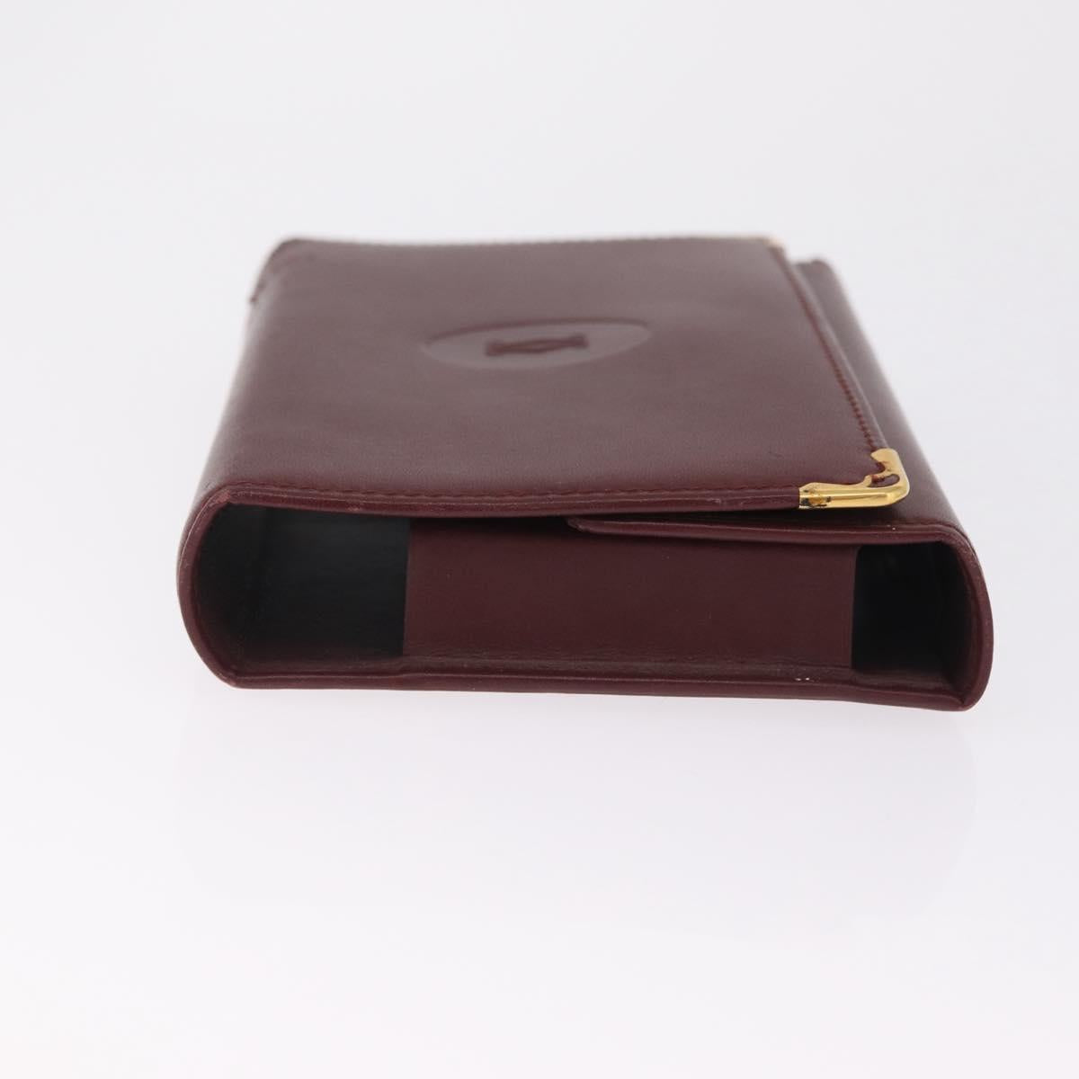 Cartier Playing Cards paper 2 Set Bordeaux Ivory Auth 210430A
