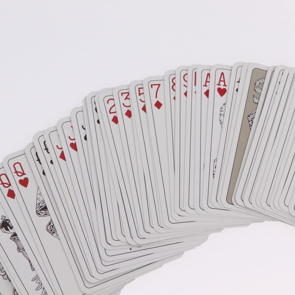 HERMES Playing Cards Paper 2 Set Red Black Auth 210431