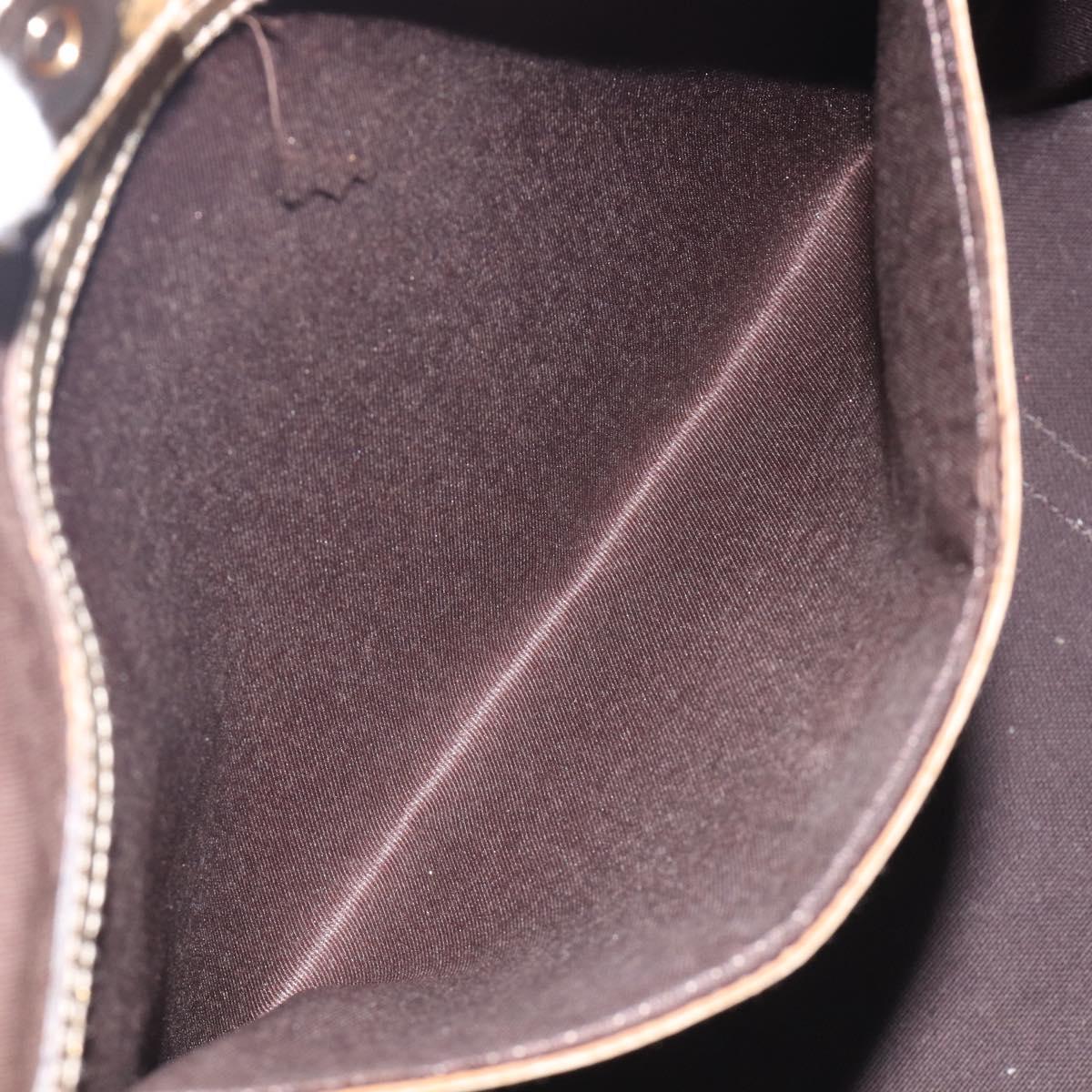 GUCCI GG Crystal Tote Bag Coated Canvas Beige Gold 197953 Auth 210443