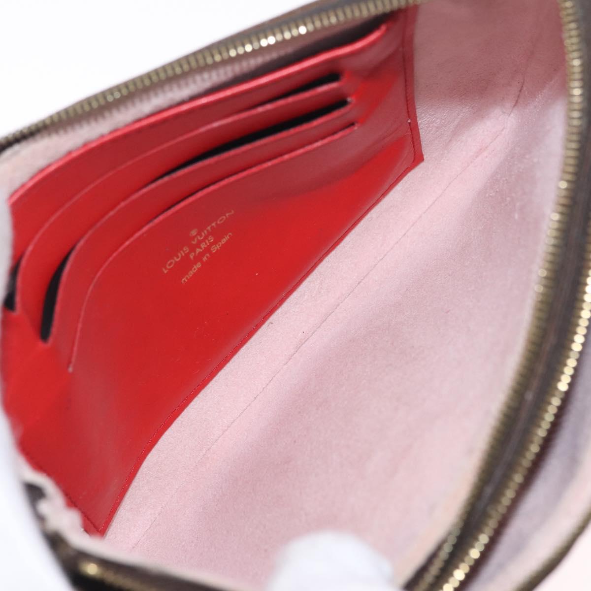 LOUIS VUITTON Monogram Pochette Double Zip Shoulder Bag M63905 LV Auth 210458A