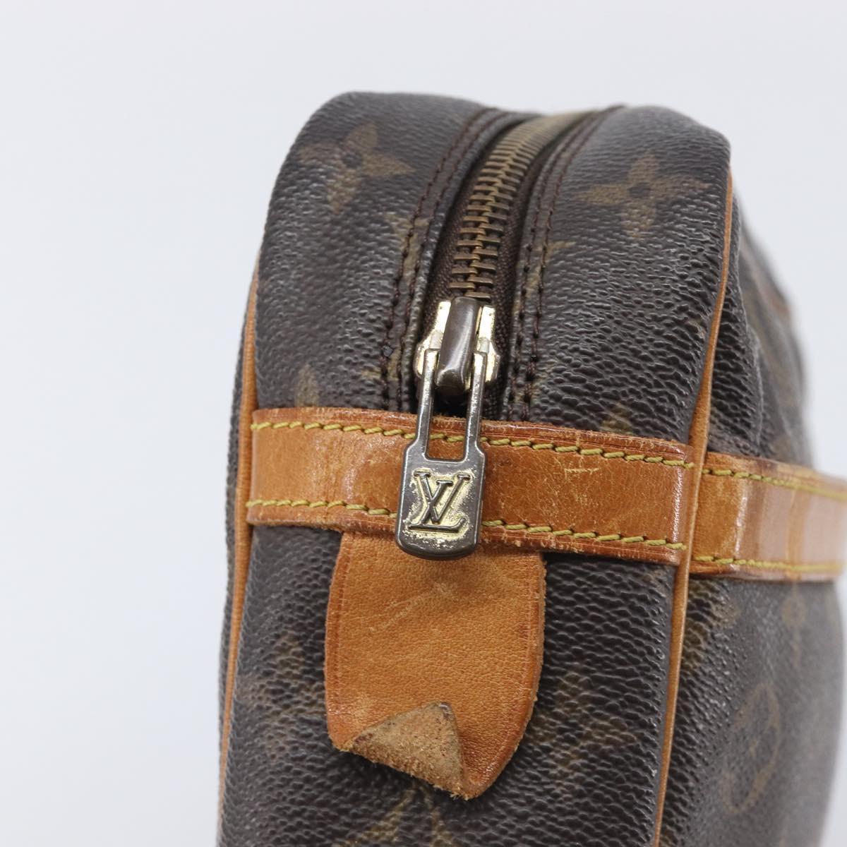 LOUIS VUITTON Monogram Compiegne 28 Clutch Bag M51845 LV Auth 210463