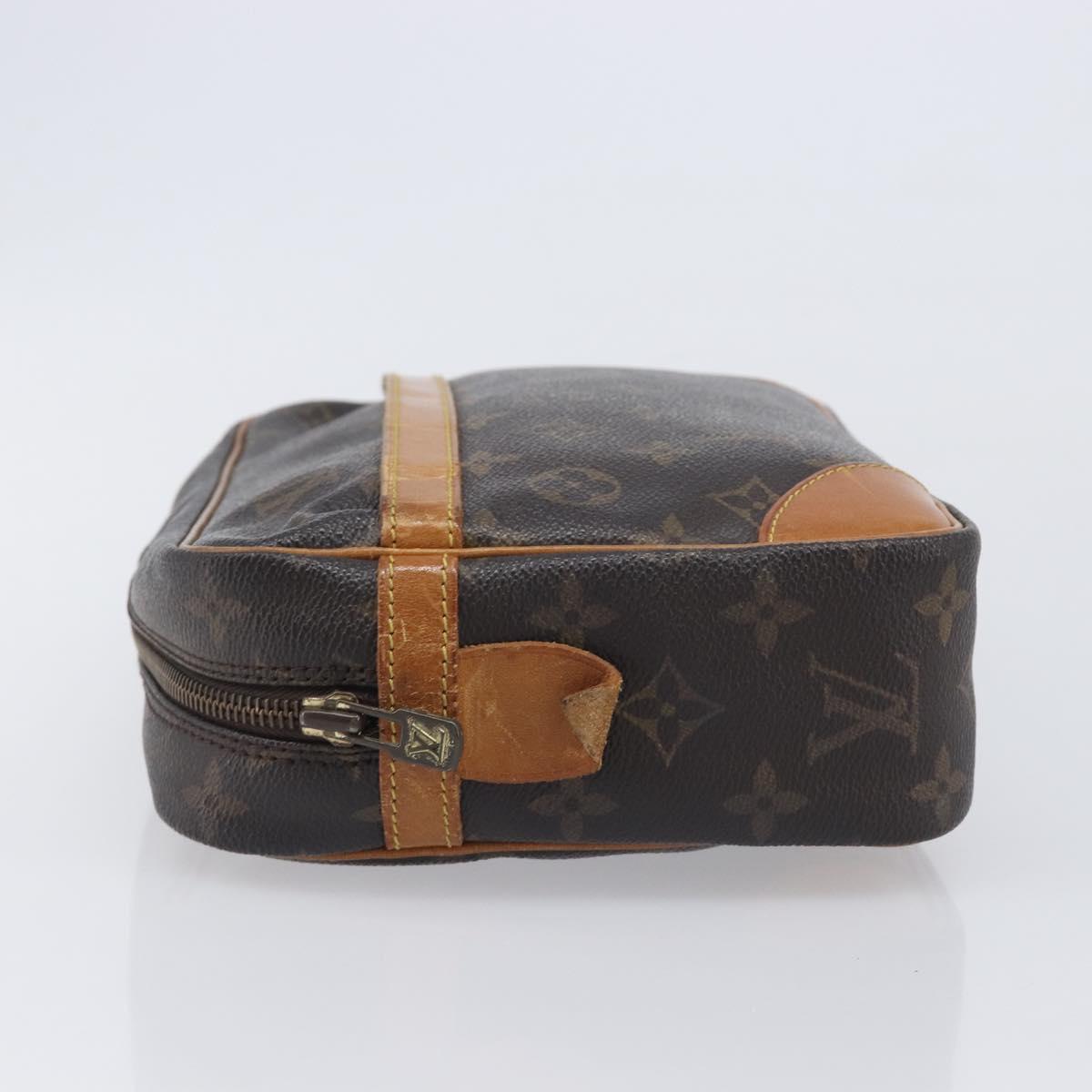 LOUIS VUITTON Monogram Compiegne 28 Clutch Bag M51845 LV Auth 210463