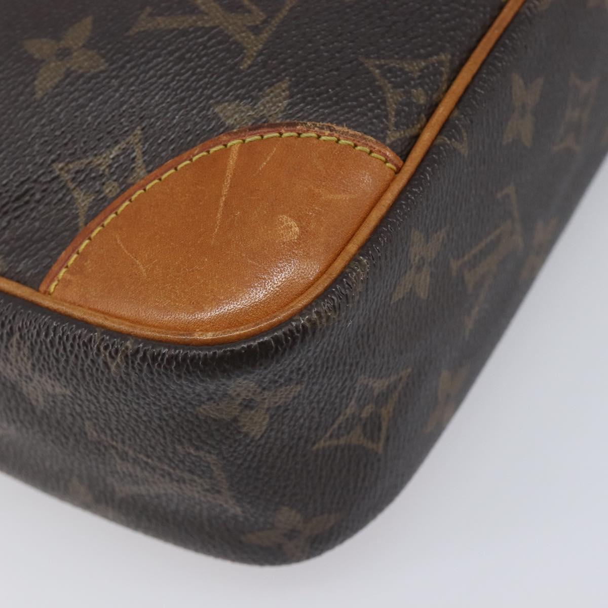 LOUIS VUITTON Monogram Compiegne 28 Clutch Bag M51845 LV Auth 210463