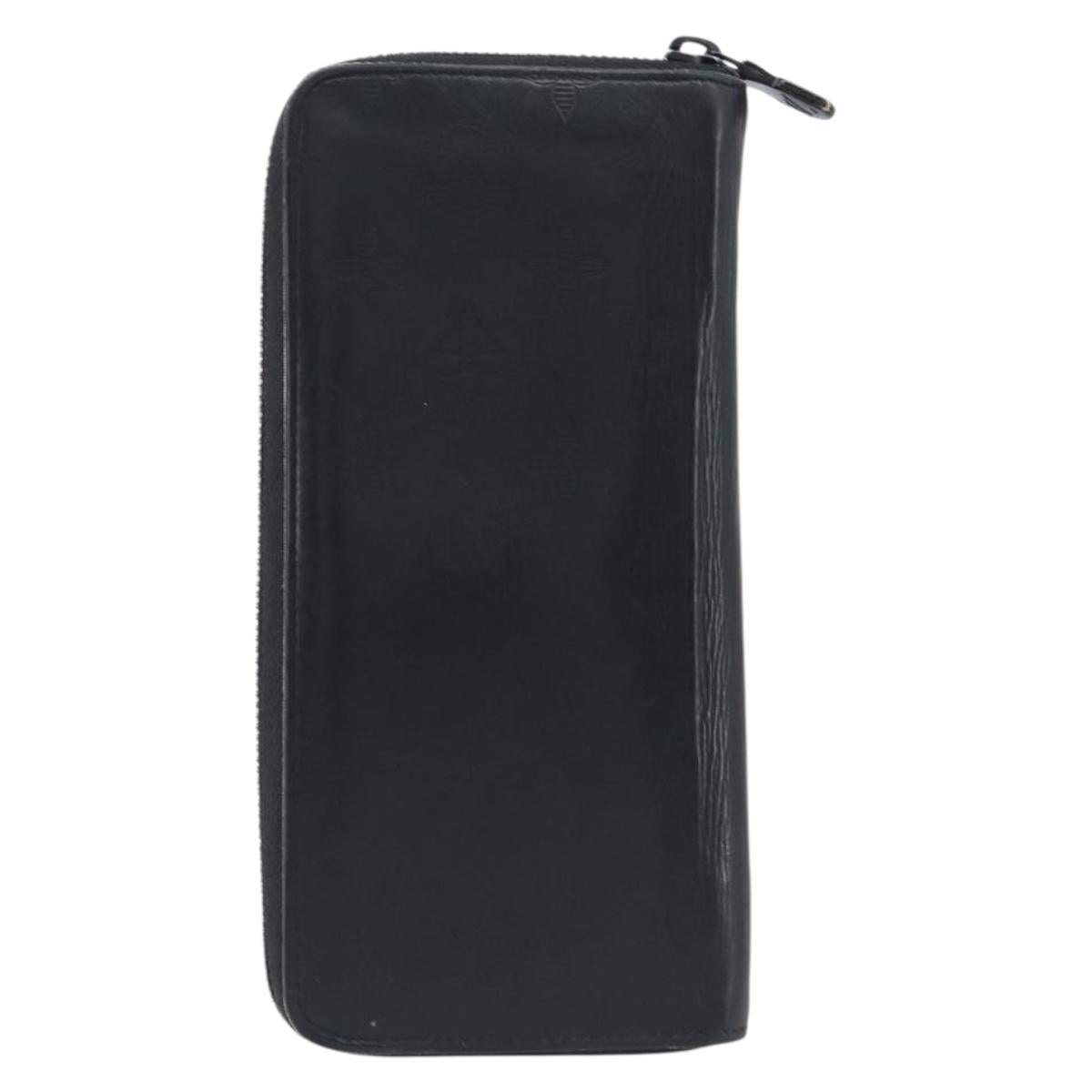 LOUIS VUITTON Monogram Shadow Zippy Wallet Vertical Black M62902 LV Auth 210467