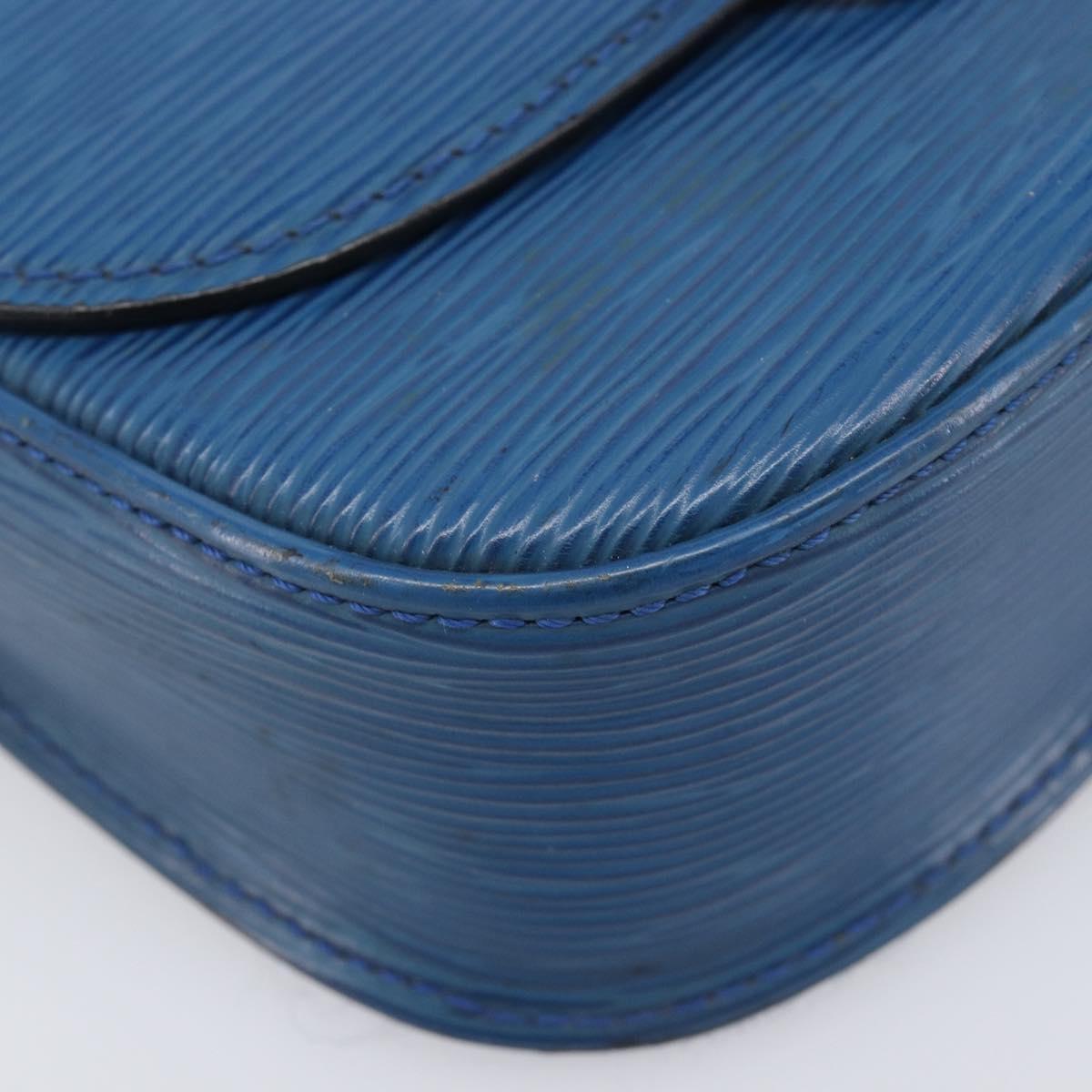 LOUIS VUITTON Epi Saint Cloud PM Shoulder Bag Blue M52195 LV Auth 210481