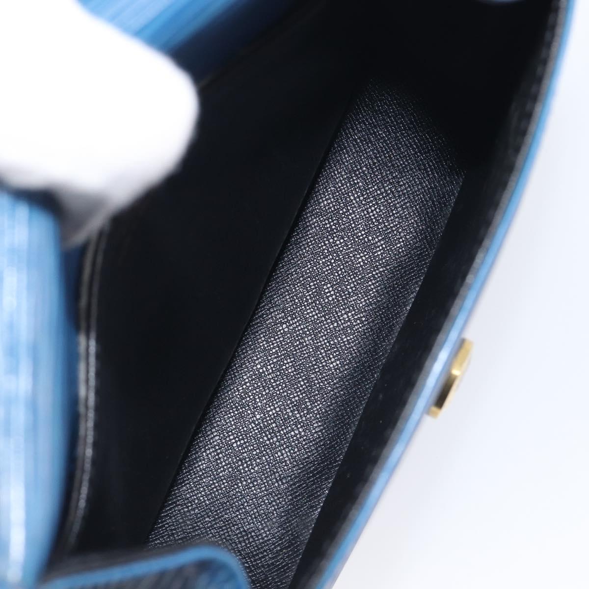 LOUIS VUITTON Epi Saint Cloud PM Shoulder Bag Blue M52195 LV Auth 210481