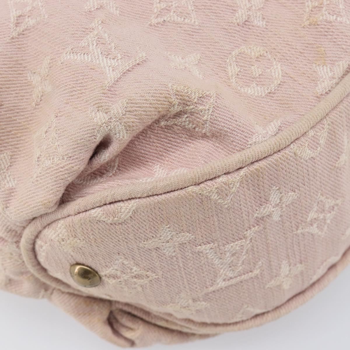 LOUIS VUITTON Monogram Denim Slytree Shoulder Bag Pink M95833 LV Auth 210483V