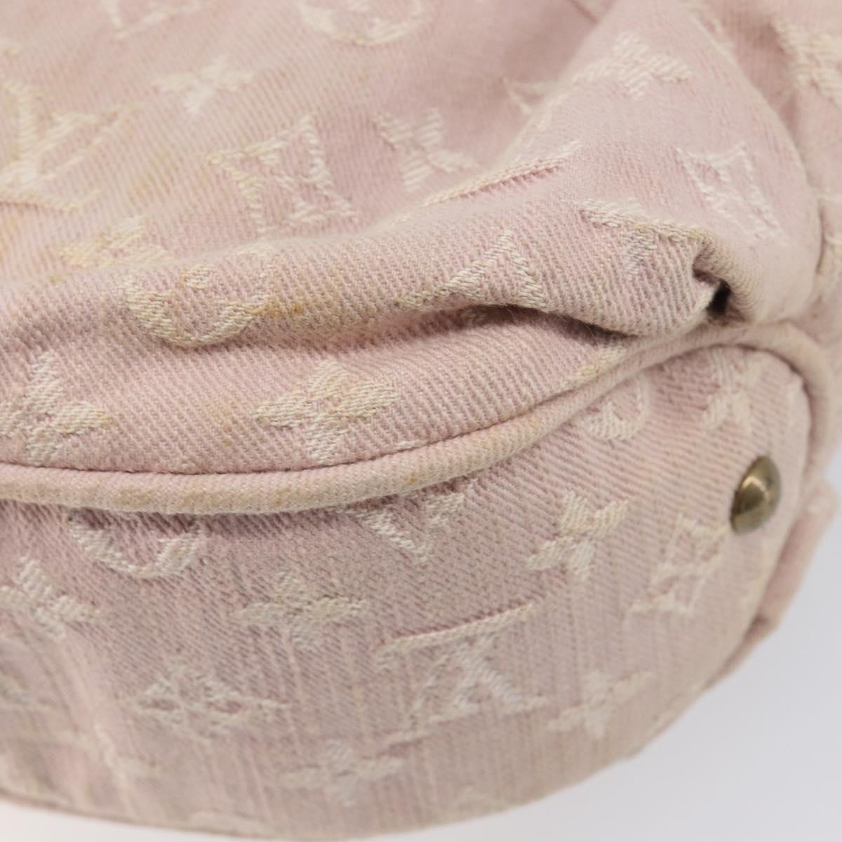LOUIS VUITTON Monogram Denim Slytree Shoulder Bag Pink M95833 LV Auth 210483V