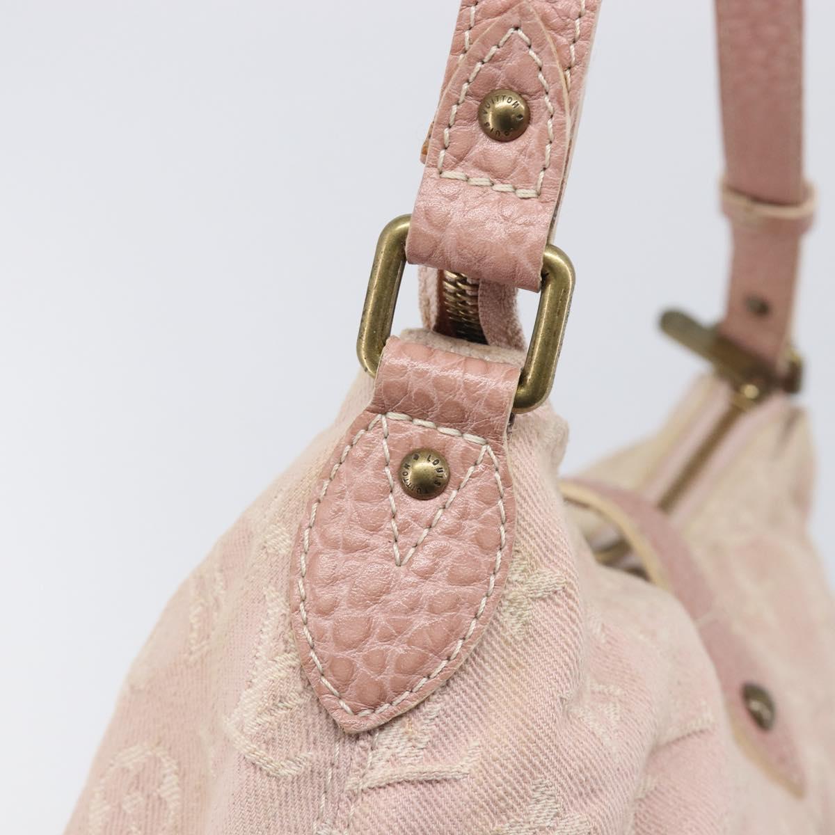 LOUIS VUITTON Monogram Denim Slytree Shoulder Bag Pink M95833 LV Auth 210483V