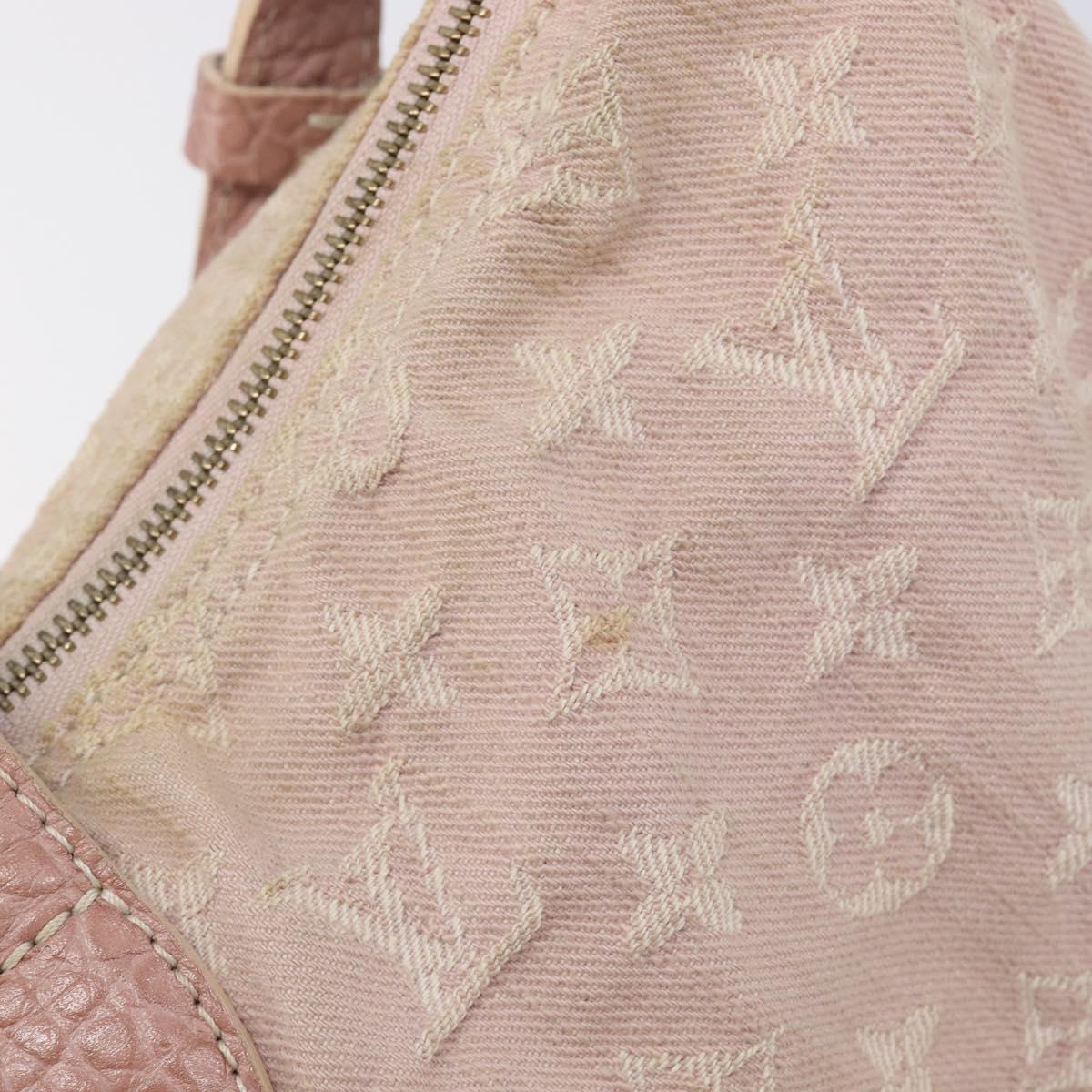 LOUIS VUITTON Monogram Denim Slytree Shoulder Bag Pink M95833 LV Auth 210483V