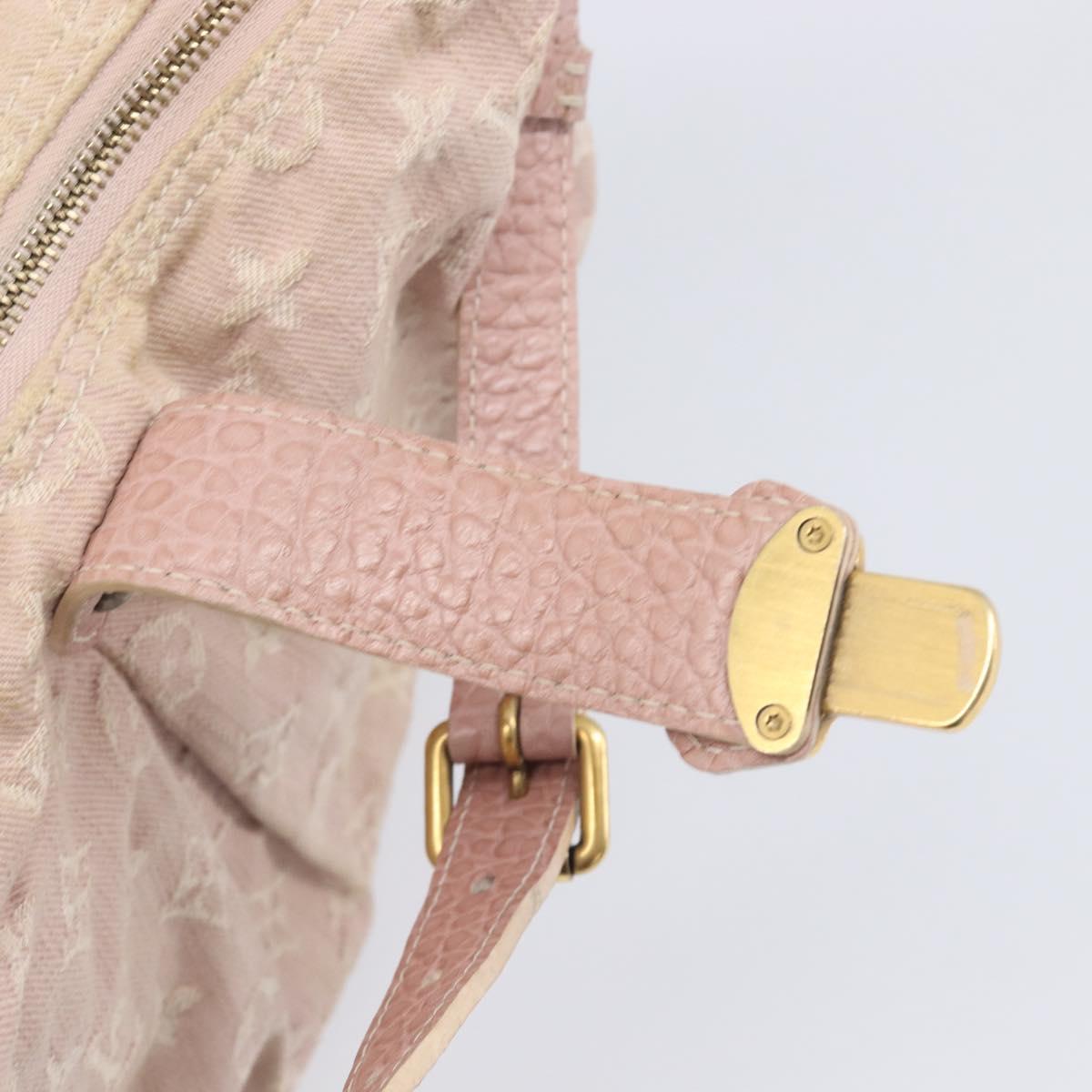 LOUIS VUITTON Monogram Denim Slytree Shoulder Bag Pink M95833 LV Auth 210483V