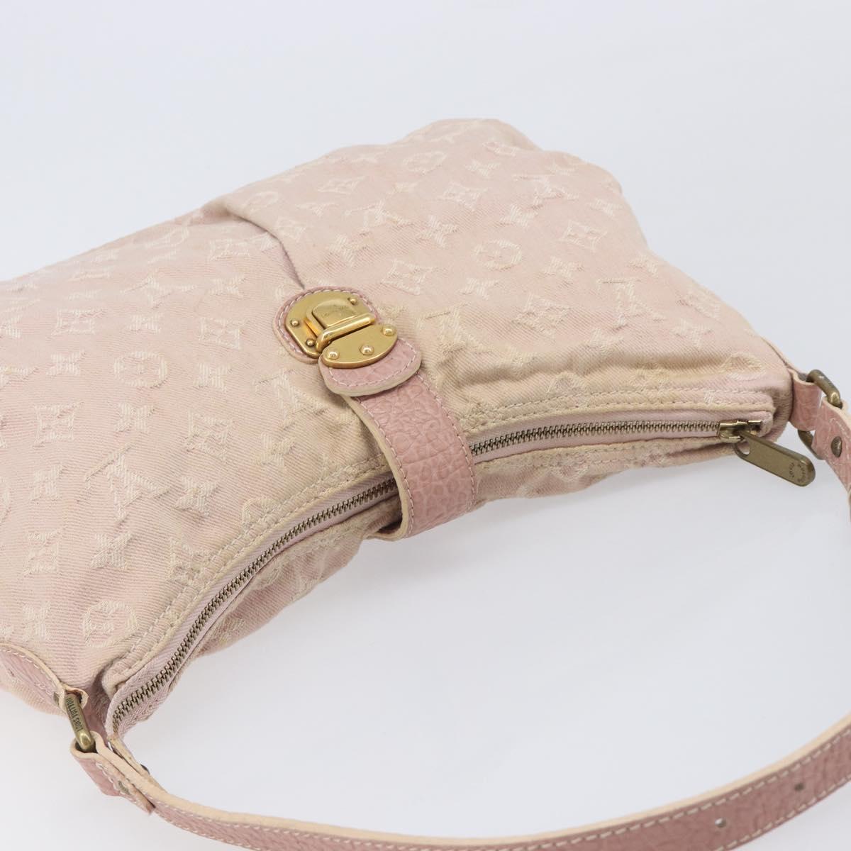 LOUIS VUITTON Monogram Denim Slytree Shoulder Bag Pink M95833 LV Auth 210483V