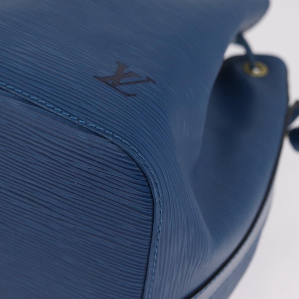 LOUIS VUITTON Epi Petit Noe Shoulder Bag Blue M44105 LV Auth 210489V