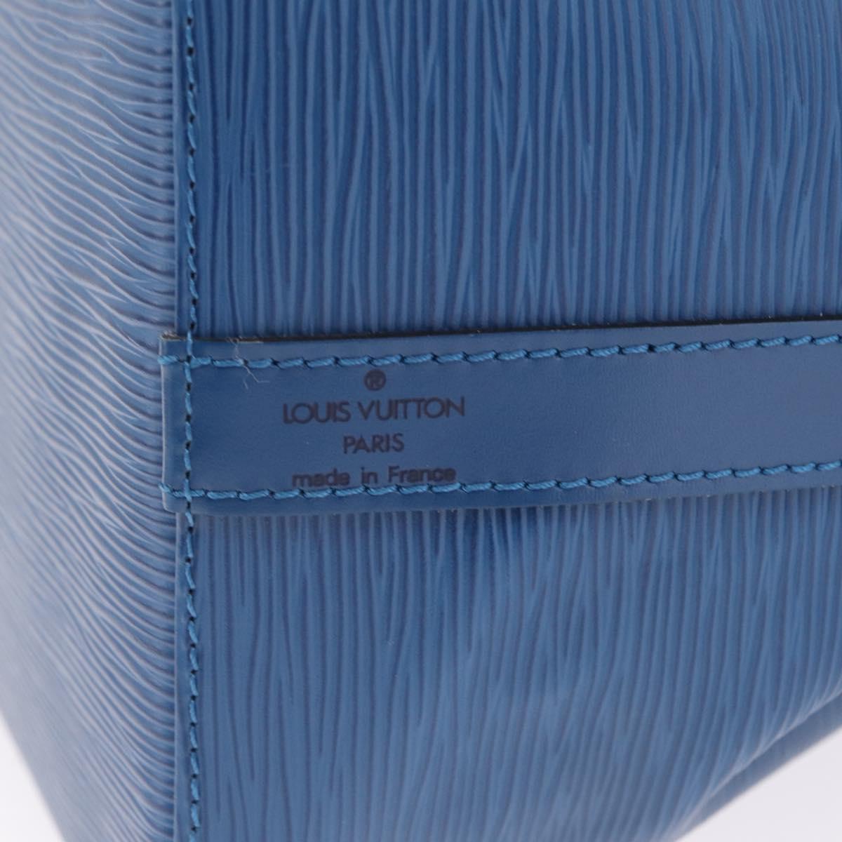 LOUIS VUITTON Epi Petit Noe Shoulder Bag Blue M44105 LV Auth 210489V