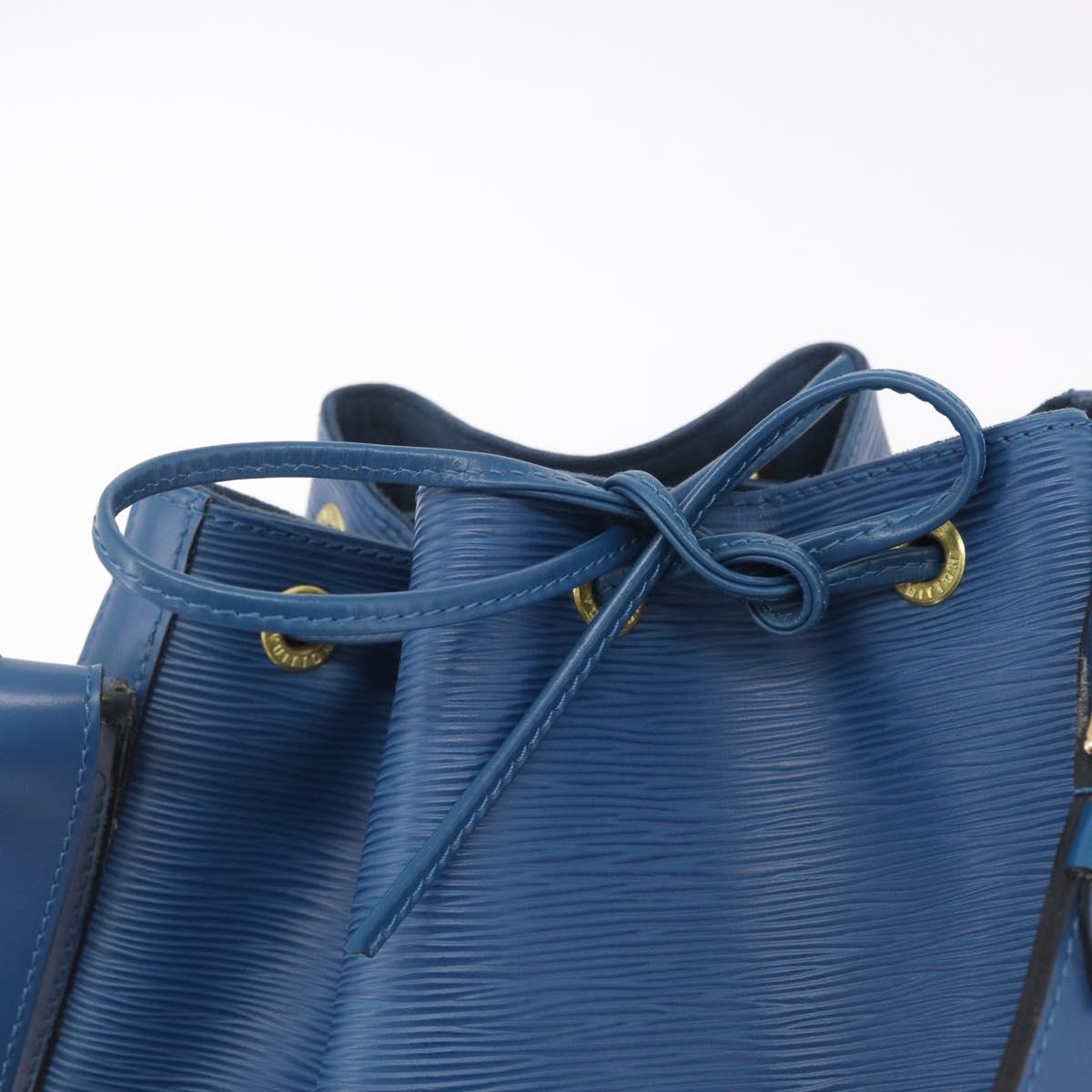 LOUIS VUITTON Epi Petit Noe Shoulder Bag Blue M44105 LV Auth 210489V