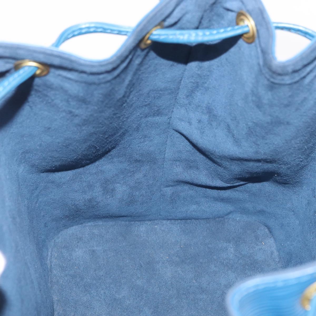 LOUIS VUITTON Epi Petit Noe Shoulder Bag Blue M44105 LV Auth 210489V