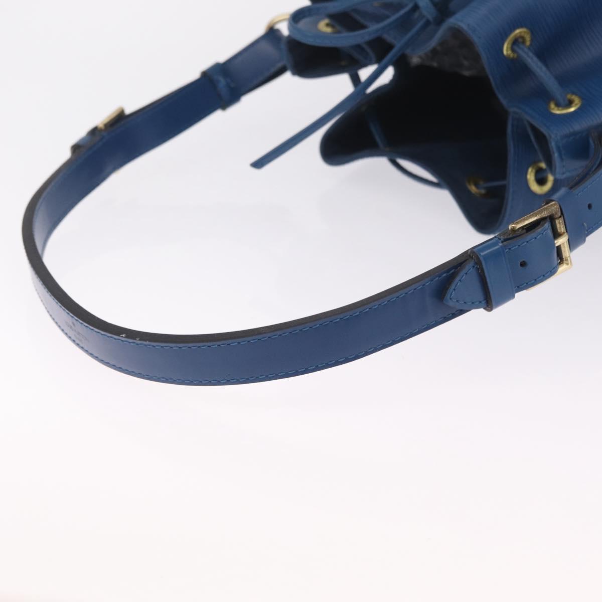 LOUIS VUITTON Epi Petit Noe Shoulder Bag Blue M44105 LV Auth 210489V