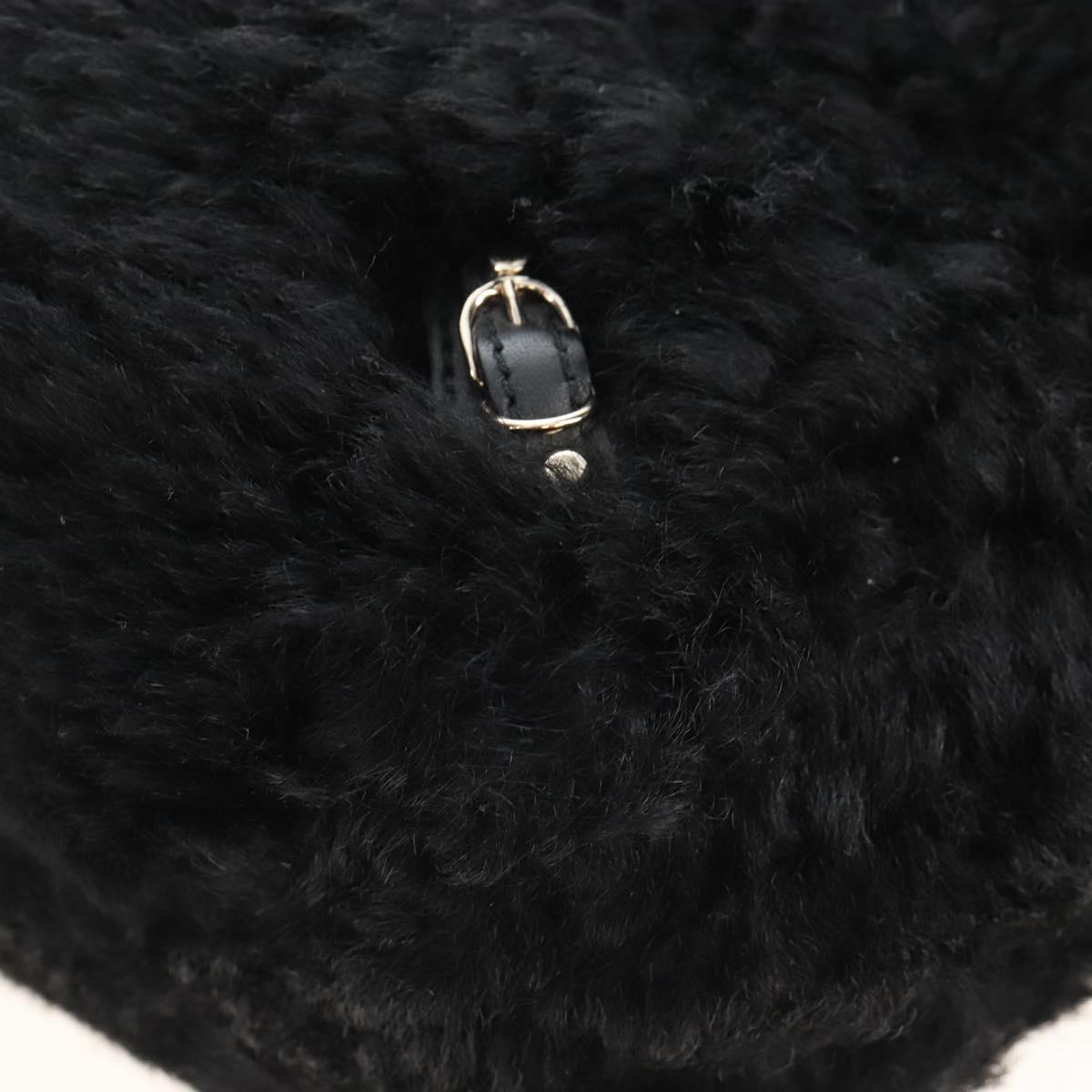 Balenciaga Paper A6 Hand Bag Bore 2way Black Gold 370926 Auth 210525M