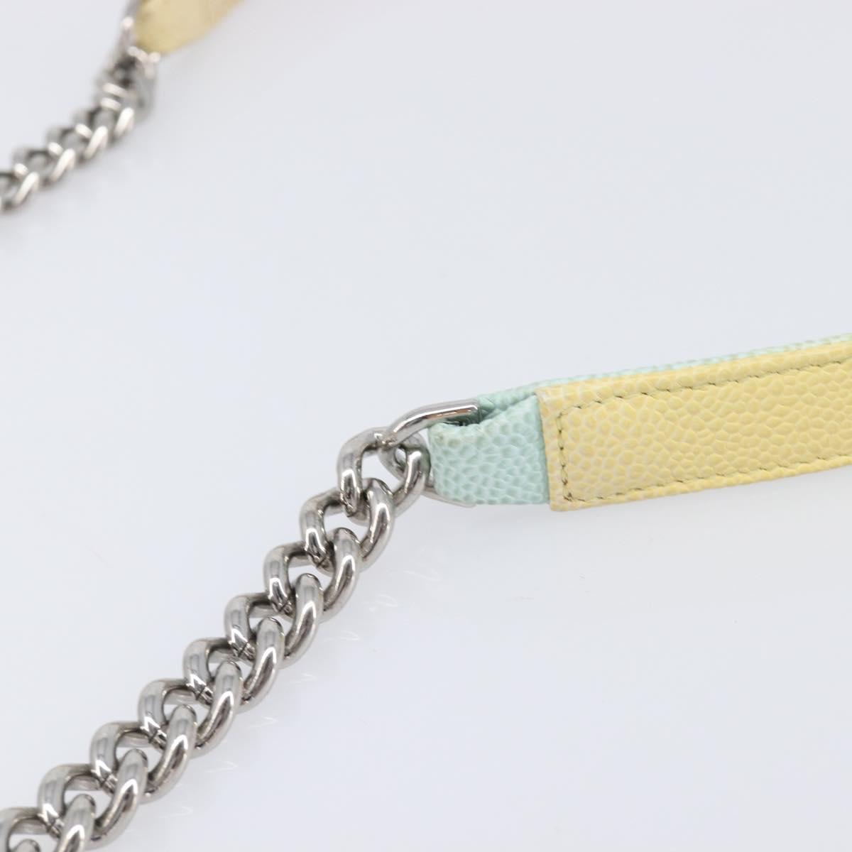 CHANEL Boy Chanel Matelasse Chain Bag Caviar Skin Multicolor CC Auth 210526SM