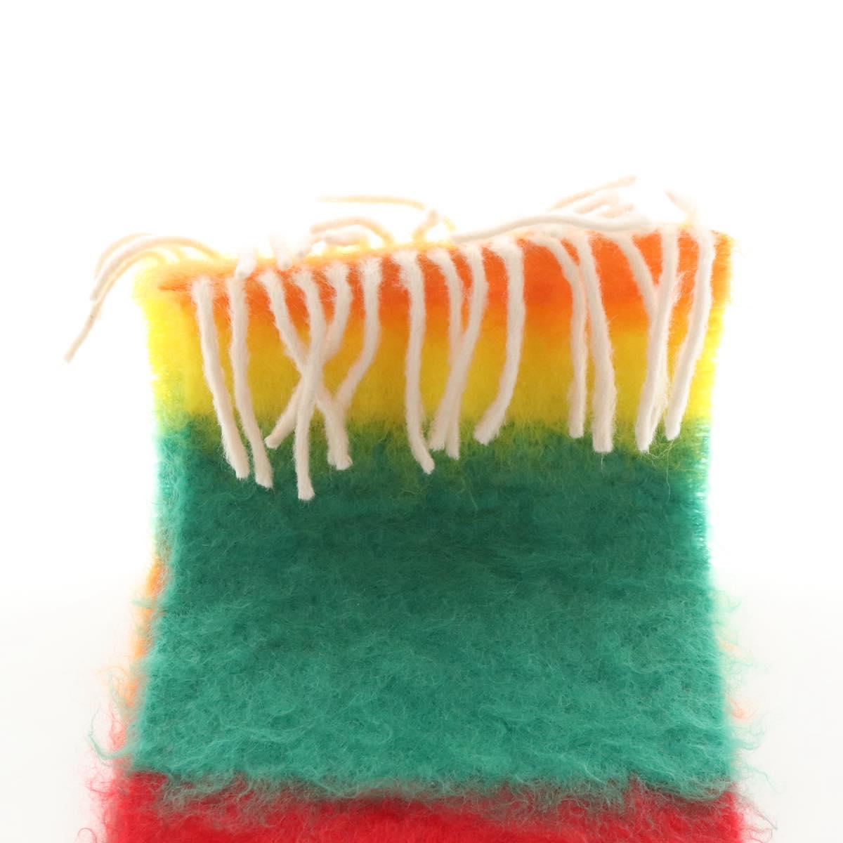 LOEWE Scarf Mohair Multicolor Auth 210534M