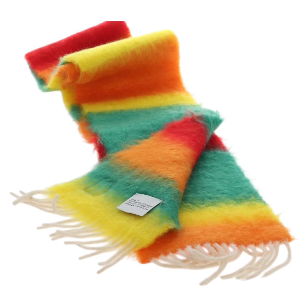 LOEWE Scarf Mohair Multicolor Auth 210534M
