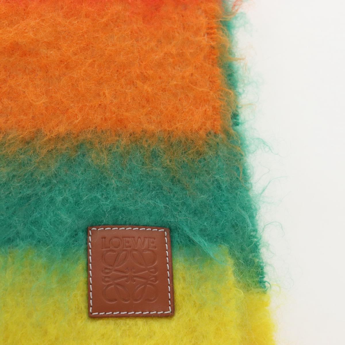 LOEWE Scarf Mohair Multicolor Auth 210534M
