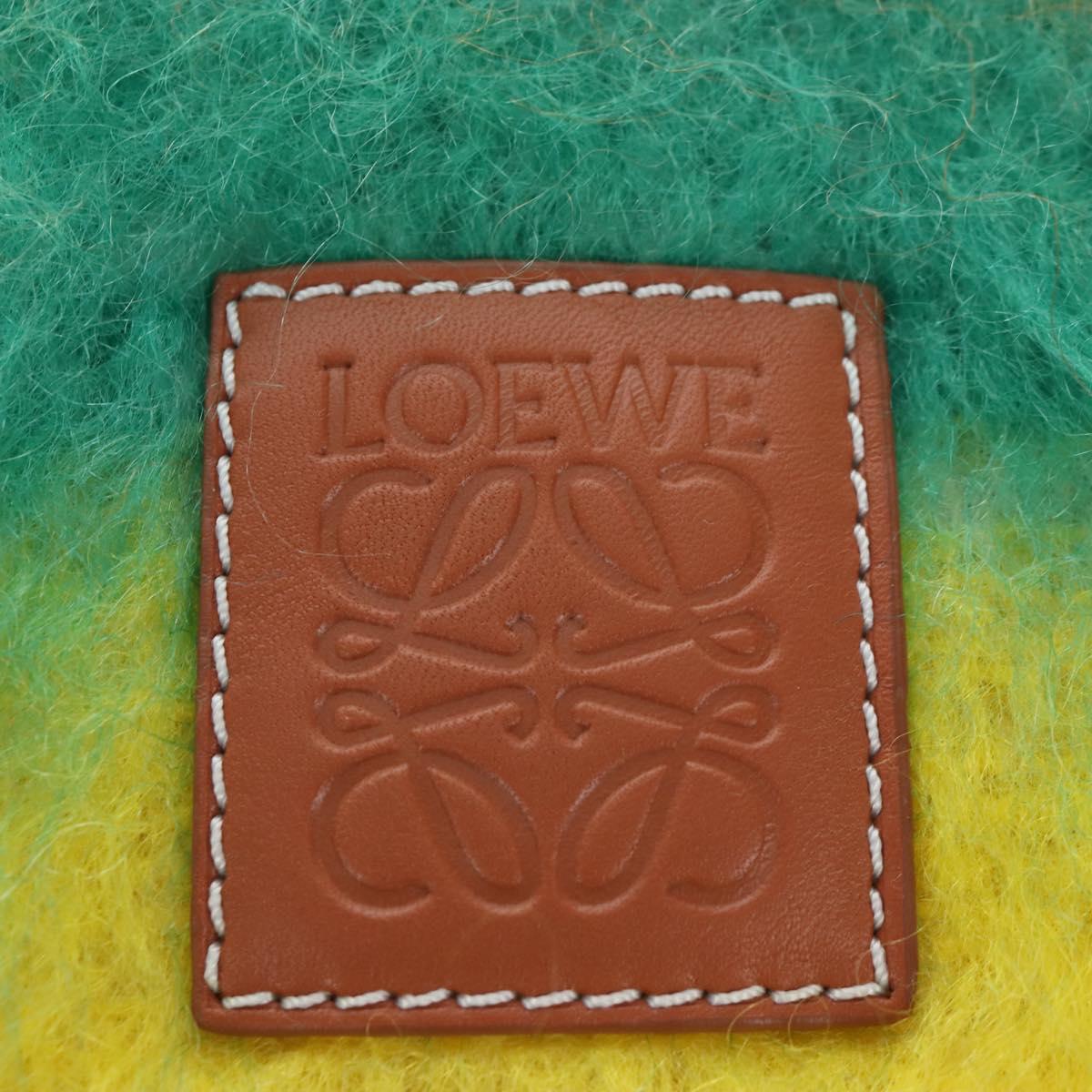 LOEWE Scarf Mohair Multicolor Auth 210534M