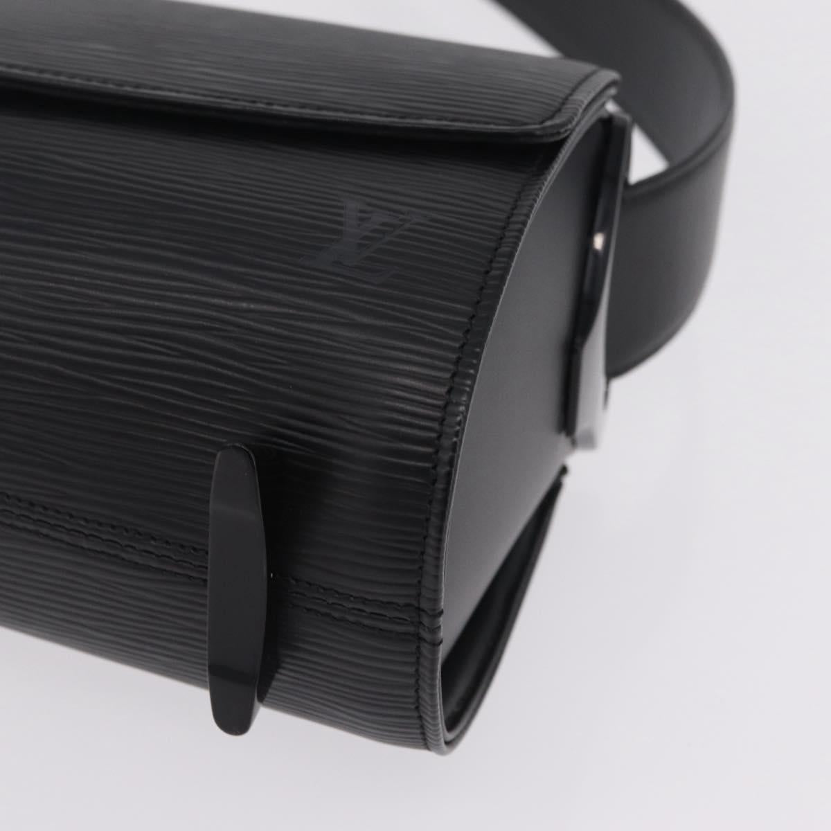 LOUIS VUITTON Epi Nocturn PM Shoulder Bag Black M52182 LV Auth 210606V