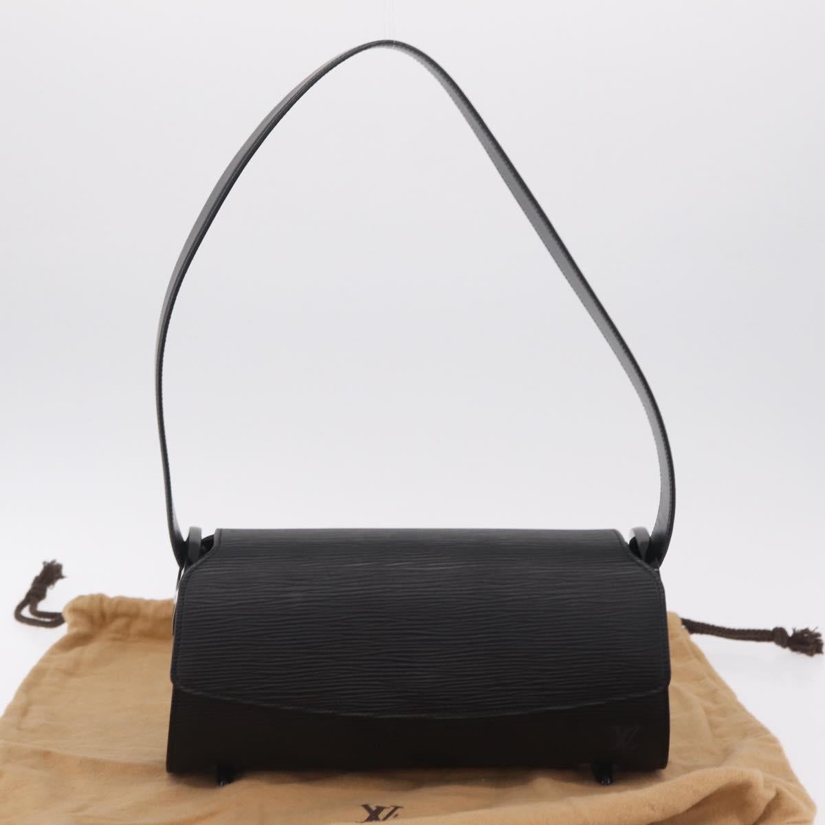 LOUIS VUITTON Epi Nocturn PM Shoulder Bag Black M52182 LV Auth 210606V