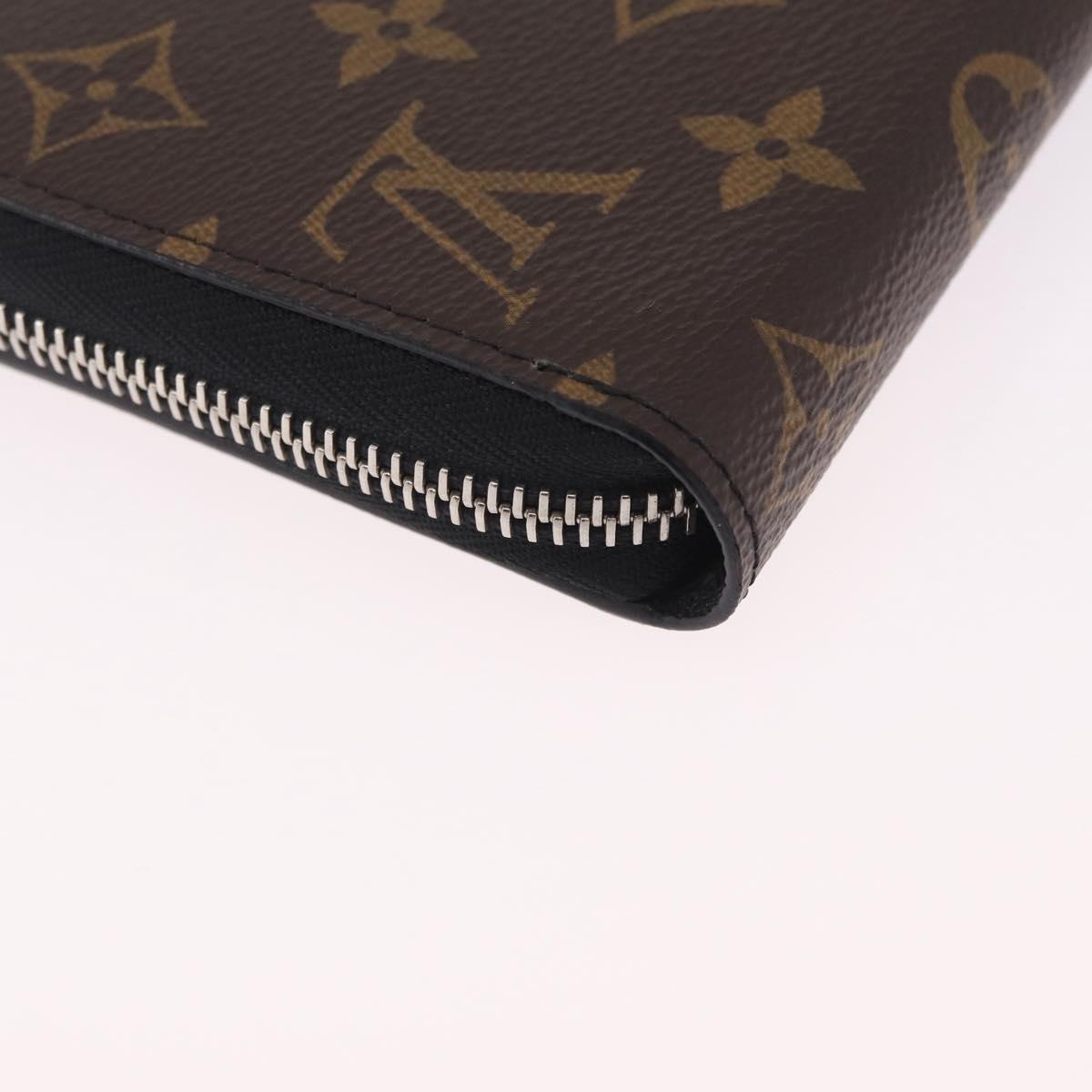 LOUIS VUITTON Monogram Macassar Zippy Dragonne Wallet M69407 LV Auth 210619V
