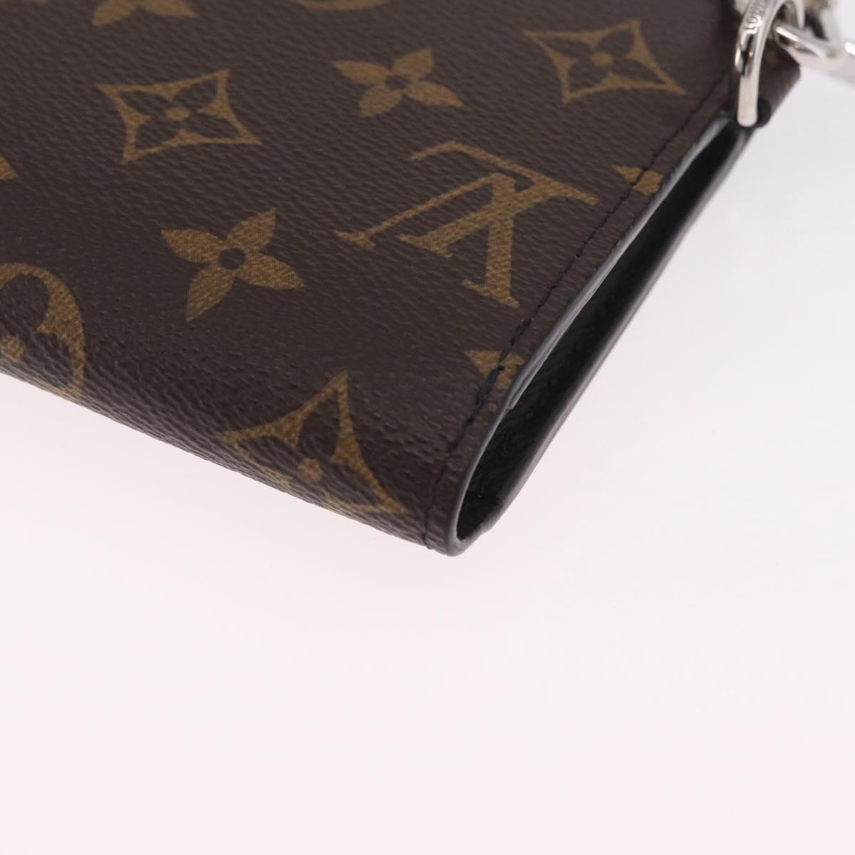 LOUIS VUITTON Monogram Macassar Zippy Dragonne Wallet M69407 LV Auth 210619V