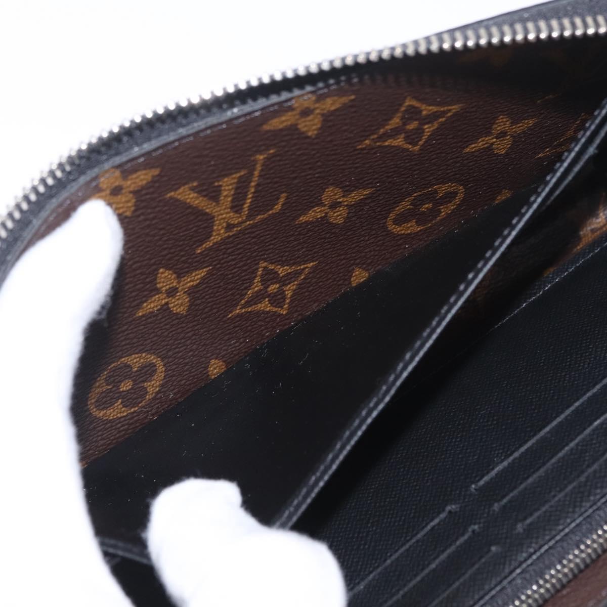 LOUIS VUITTON Monogram Macassar Zippy Dragonne Wallet M69407 LV Auth 210619V