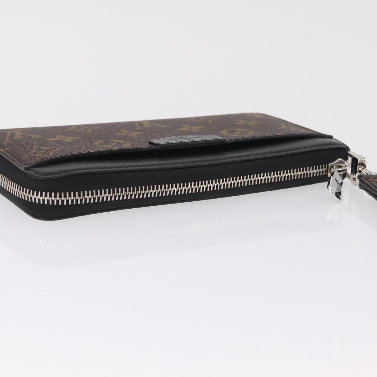 LOUIS VUITTON Monogram Macassar Zippy Dragonne Wallet M69407 LV Auth 210619V