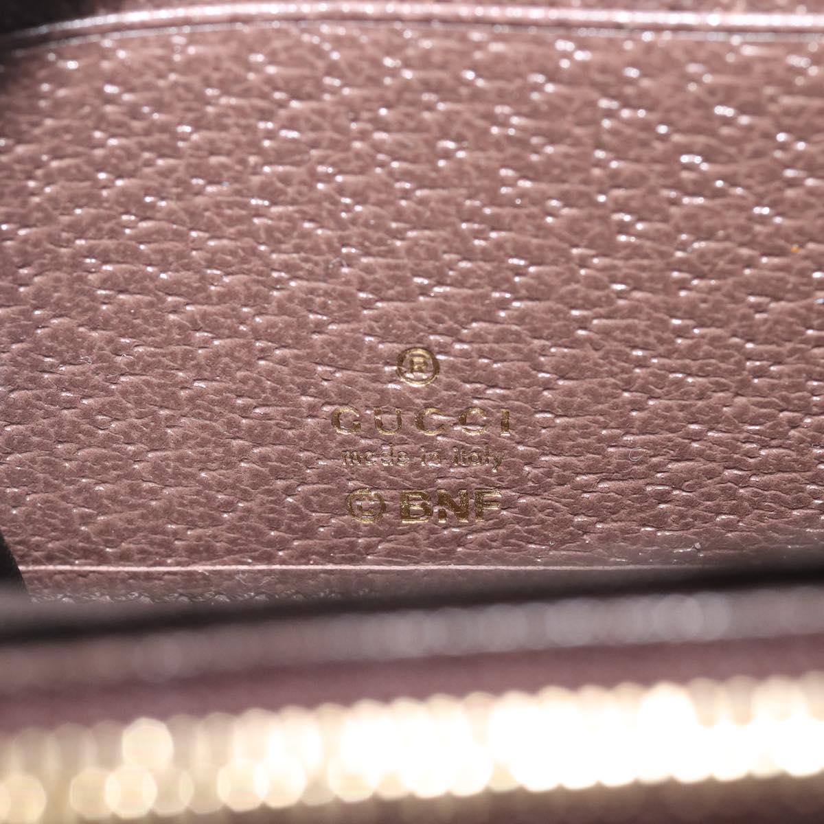 GUCCI GG Supreme BNF Collaboration Wallet PVC Beige Gold 701060 Auth 210620M