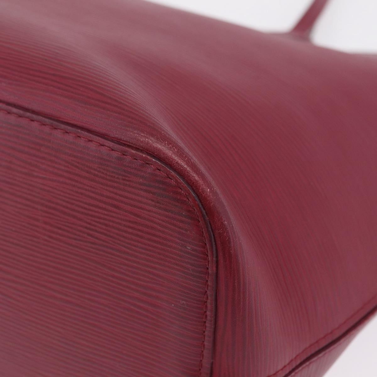 LOUIS VUITTON Epi Neverfull PM Tote Bag Wine Red Grenard M40959 LV Auth 210622A