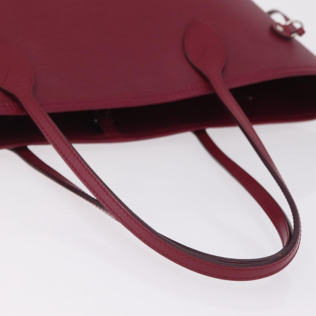 LOUIS VUITTON Epi Neverfull PM Tote Bag Wine Red Grenard M40959 LV Auth 210622A