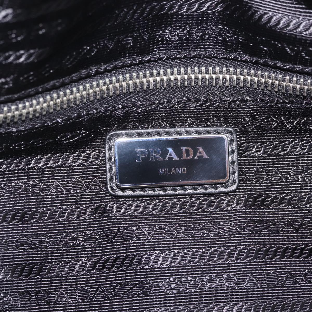 PRADA James Jean Collaboration Body Bag Leather Multicolor Silver Auth 210642M