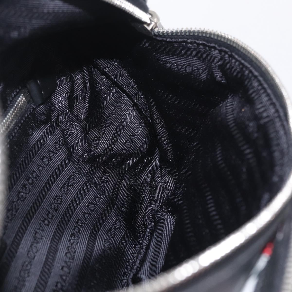 PRADA James Jean Collaboration Body Bag Leather Multicolor Silver Auth 210642M